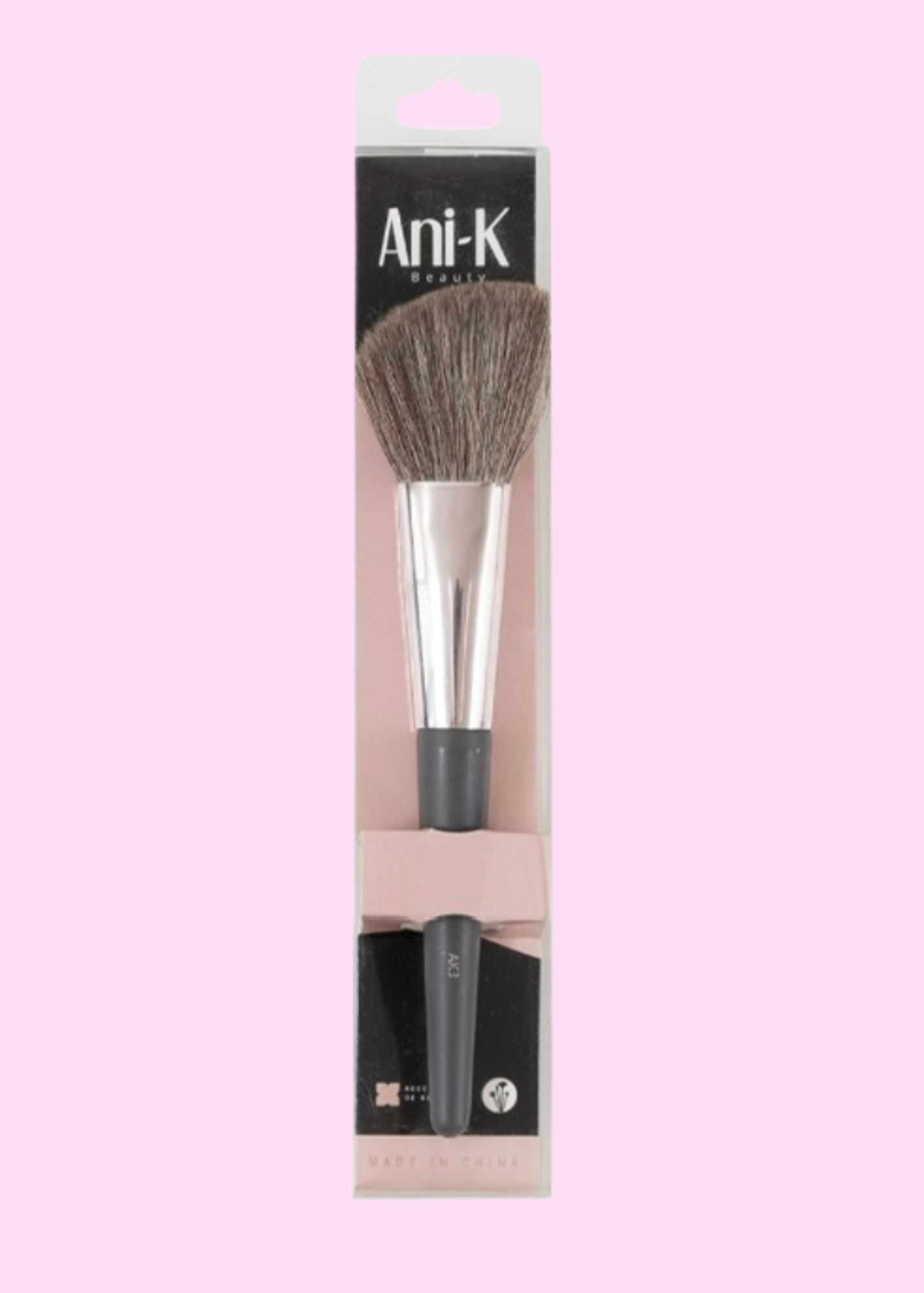 Brocha Diagonal Anik AK3 Negra