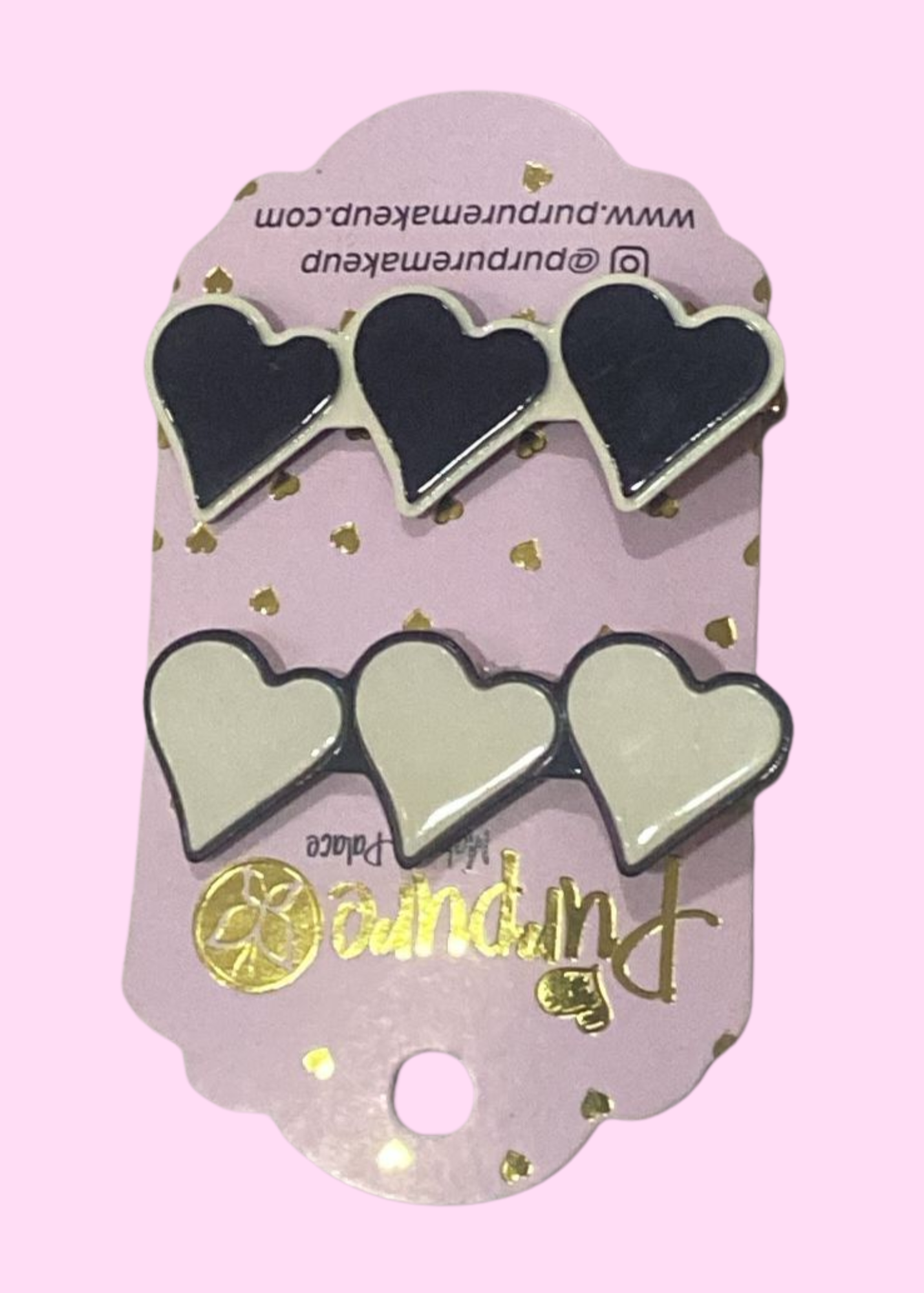 Pinzas De Cabello Corazon