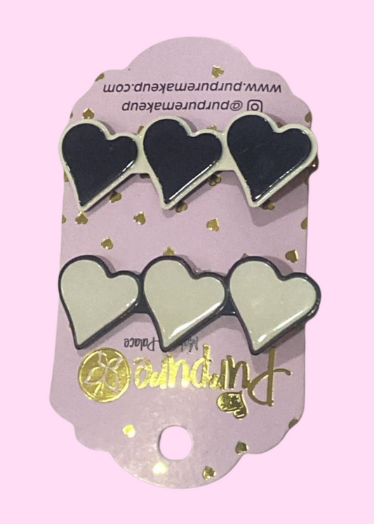 Pinzas De Cabello Corazon