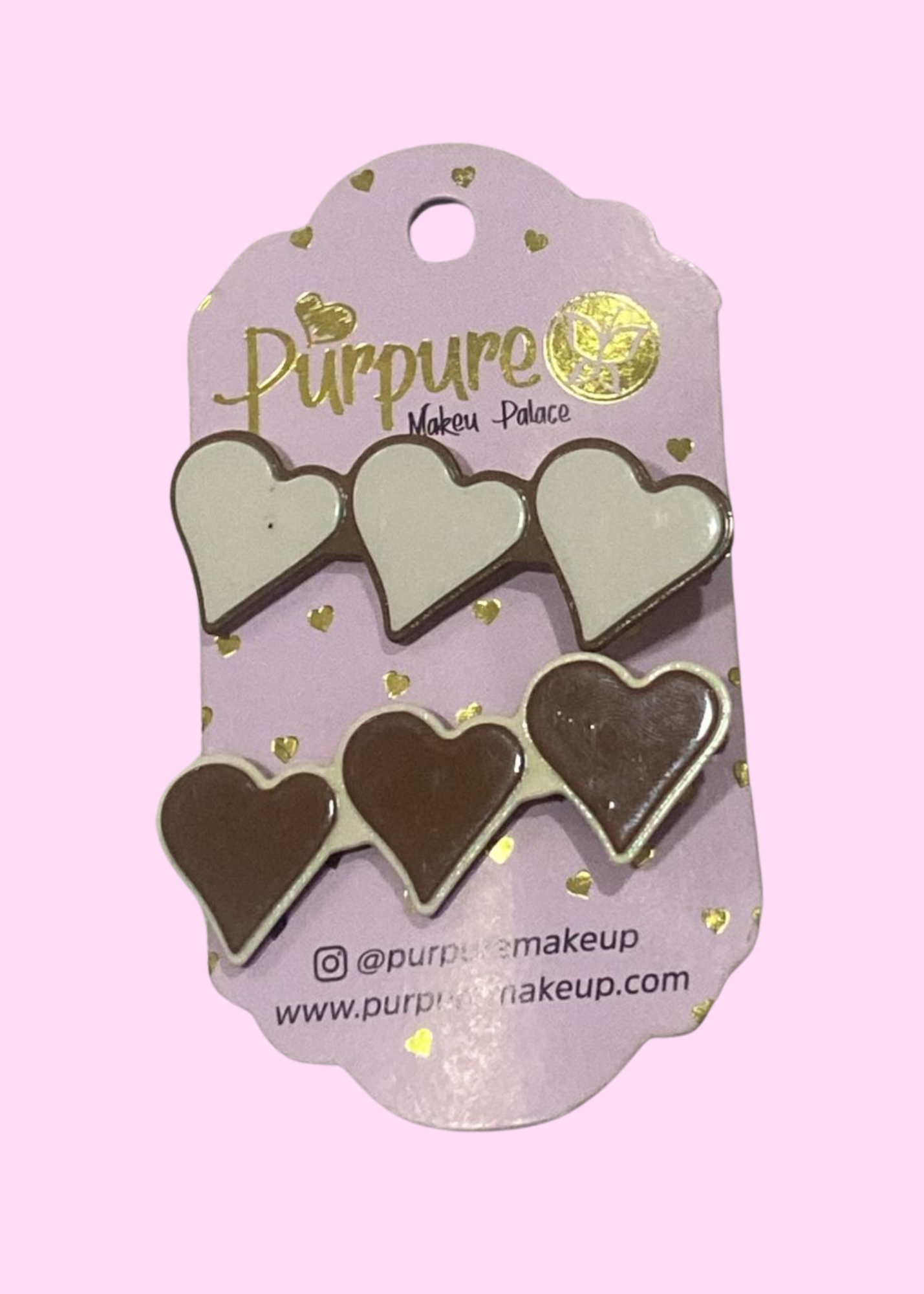 Pinzas De Cabello Corazon