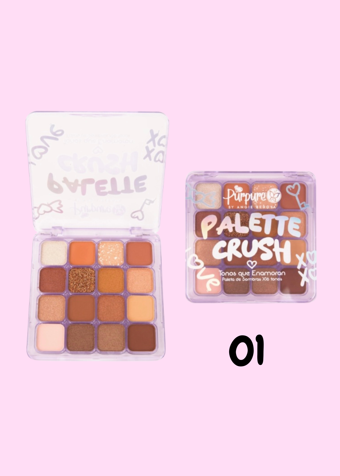 Paleta De Sombras Crush