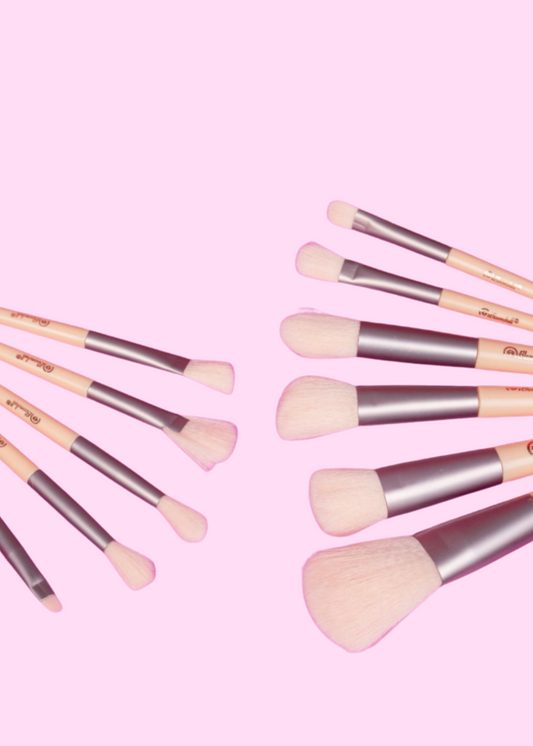 Kit De Brochas Rose Elegance X10