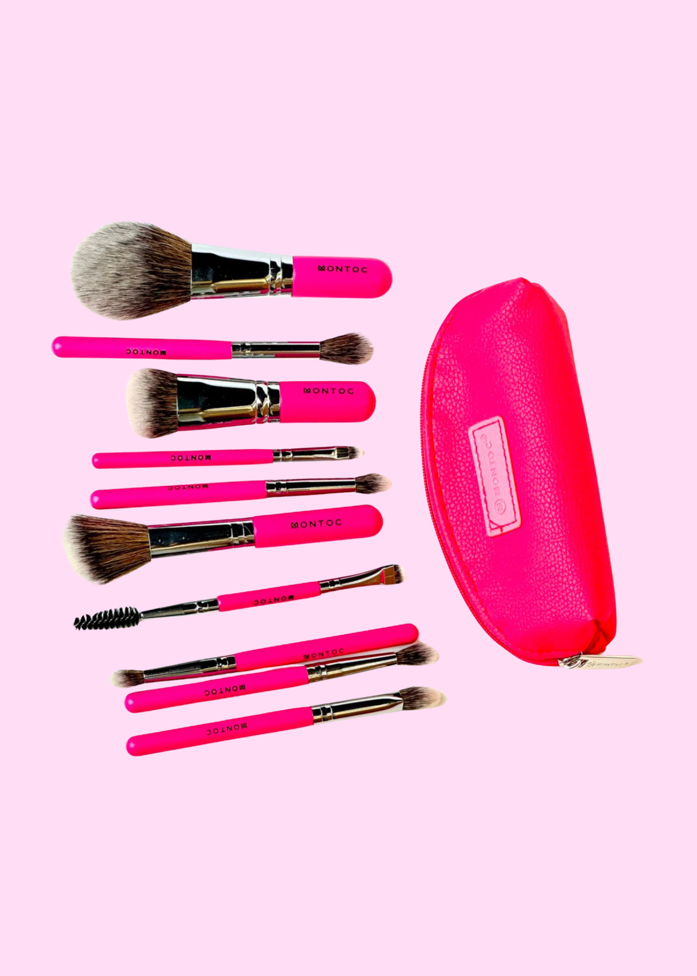 Kit De Brochas Viajero Mini X10 Montoc