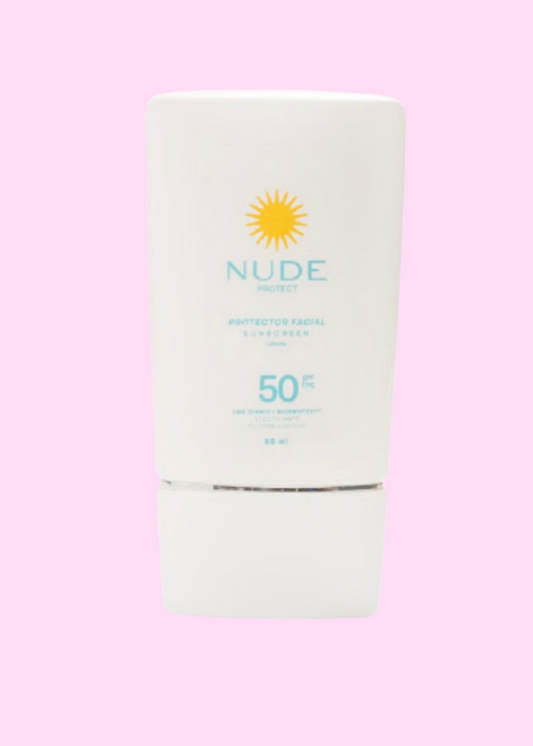 Protector Facial Sin Color En Tarro Nude