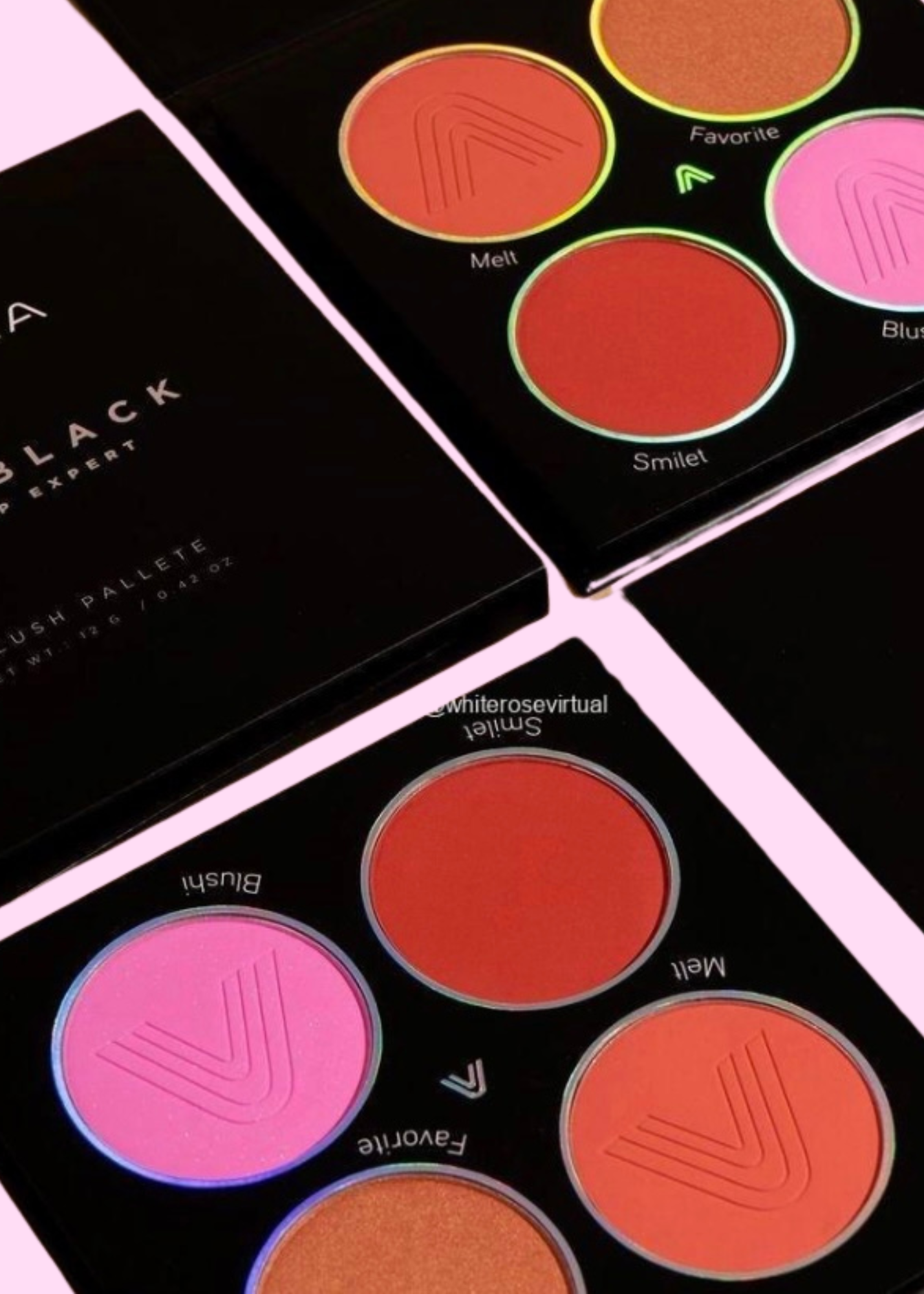 Paleta De Rubores Glam Black