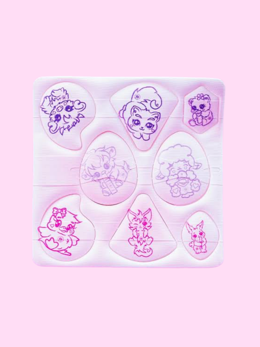 Bloom Borlas Puff Animalitos X8