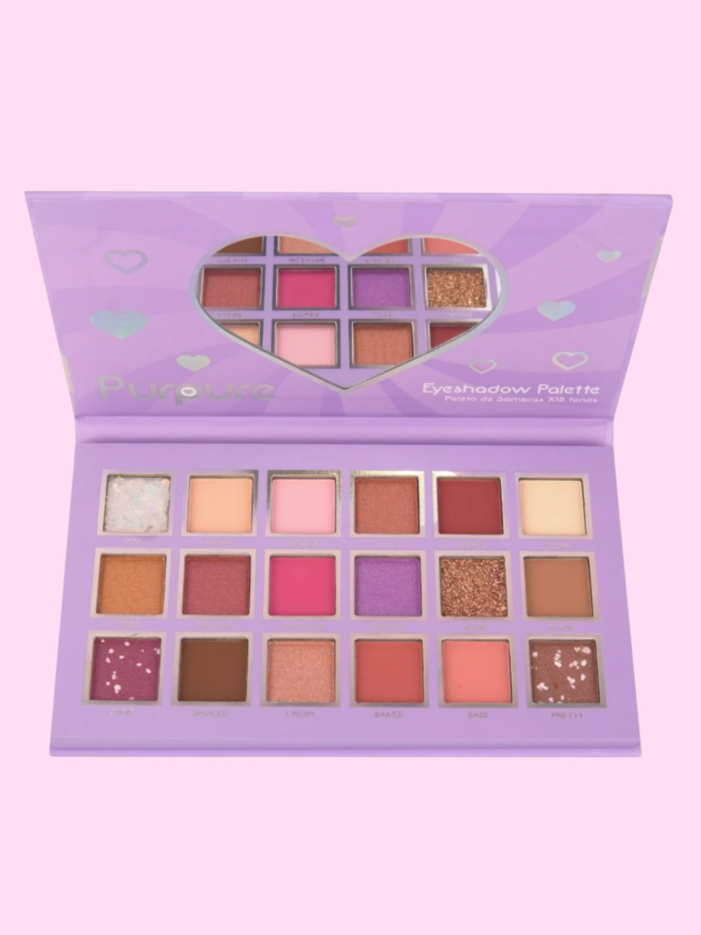 Paleta De Sombrras Eyeshadow Purpure