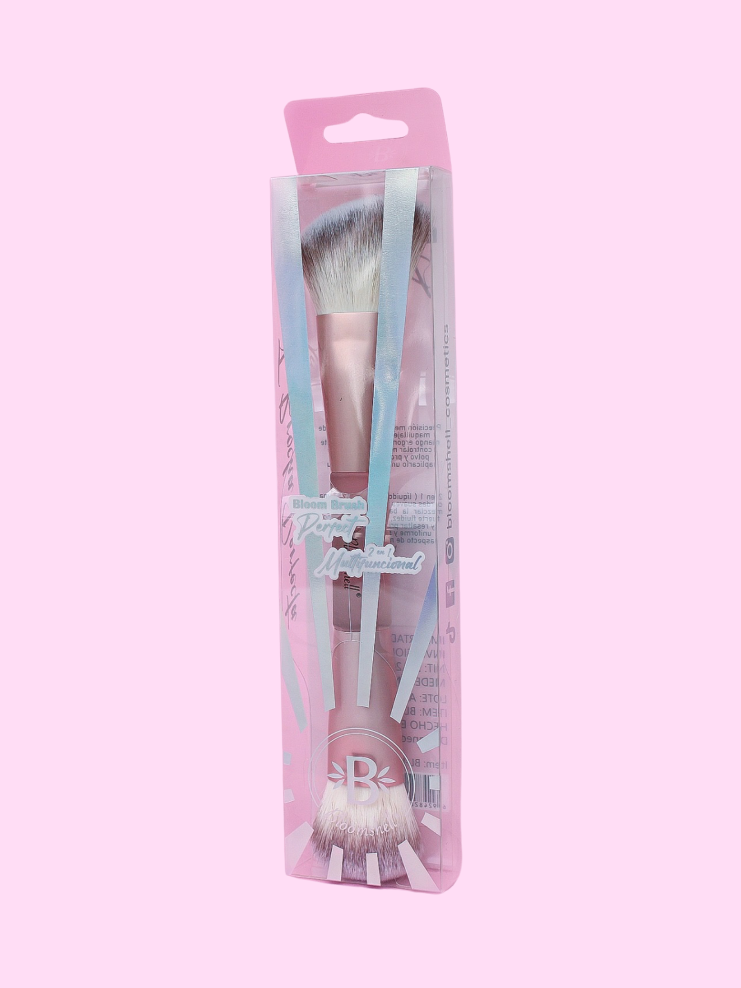 Brocha 2 En 1 Blush Perfect Bloomshell