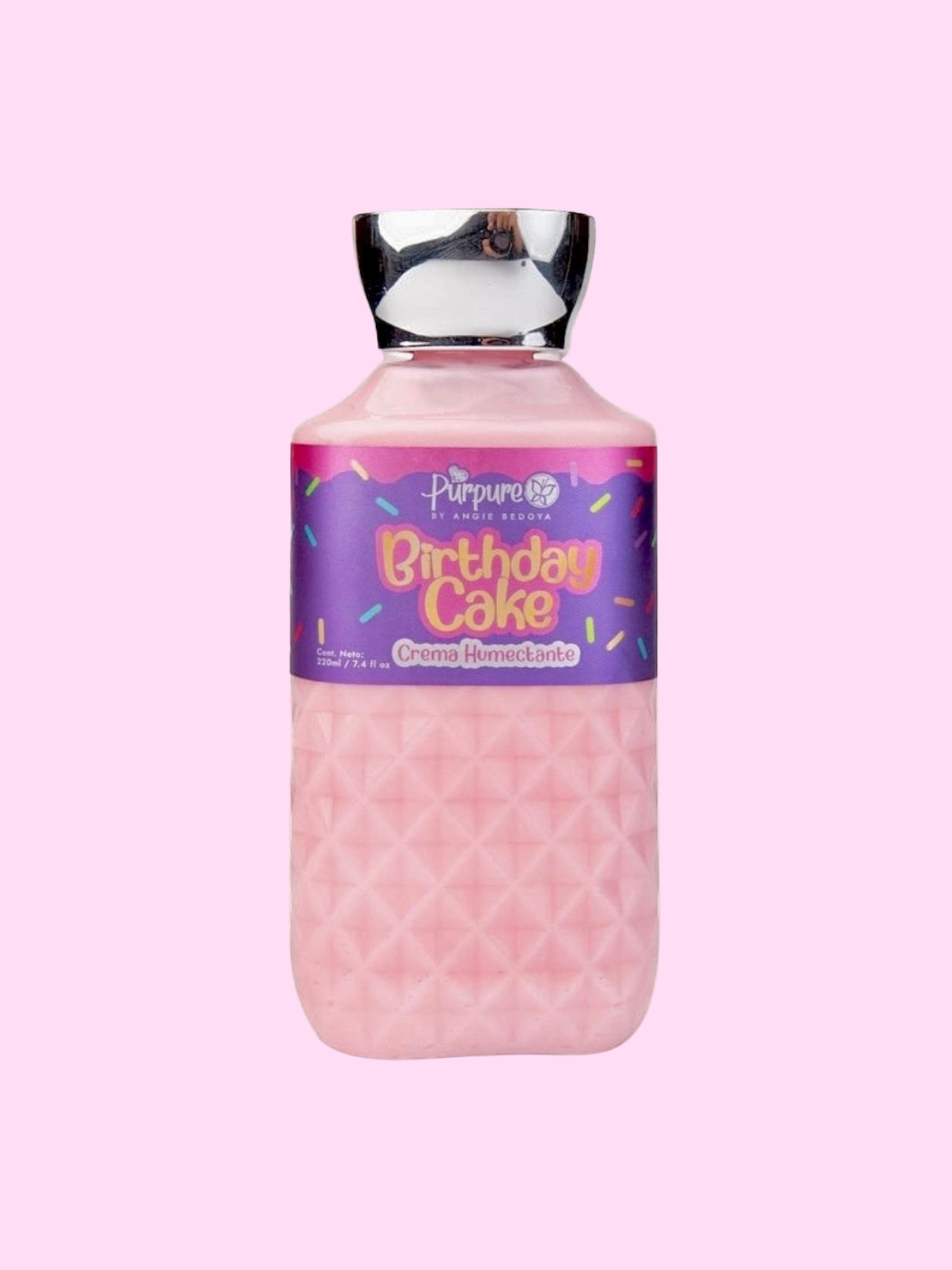 Crema Birthday Cake Purpure