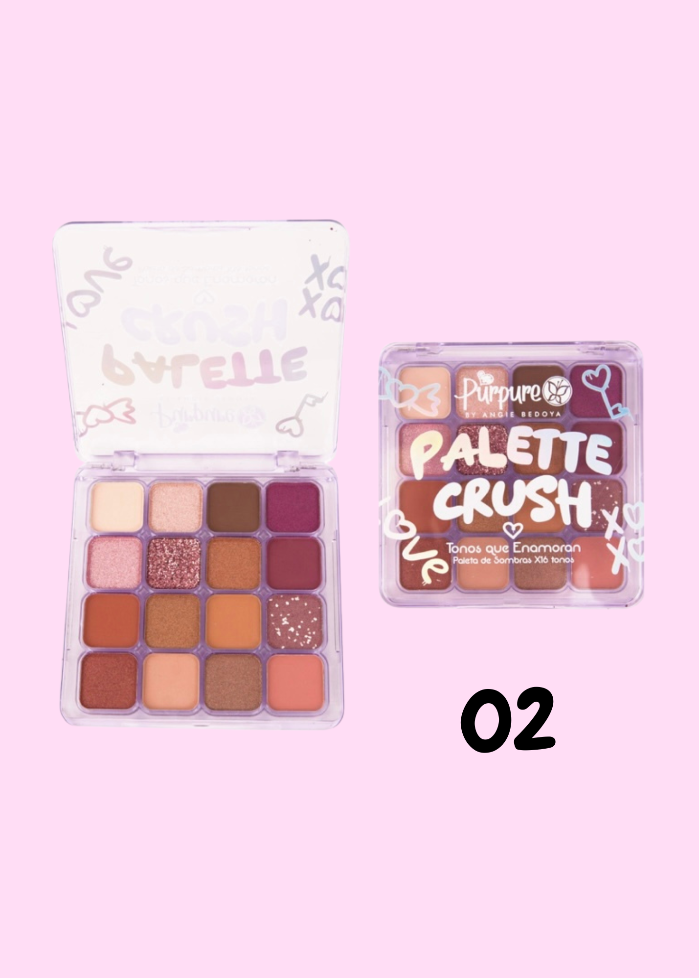 Paleta De Sombras Crush